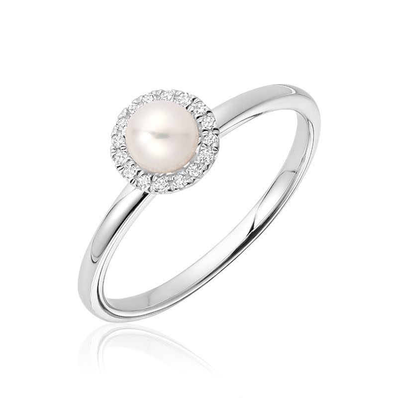 Bagues Perle Diamants