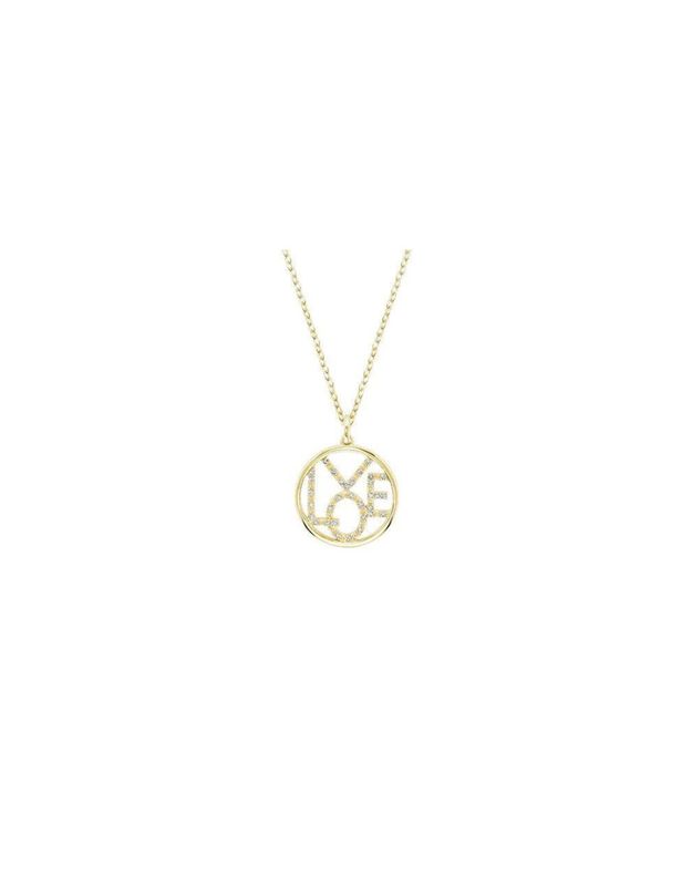 Love diamond pendant