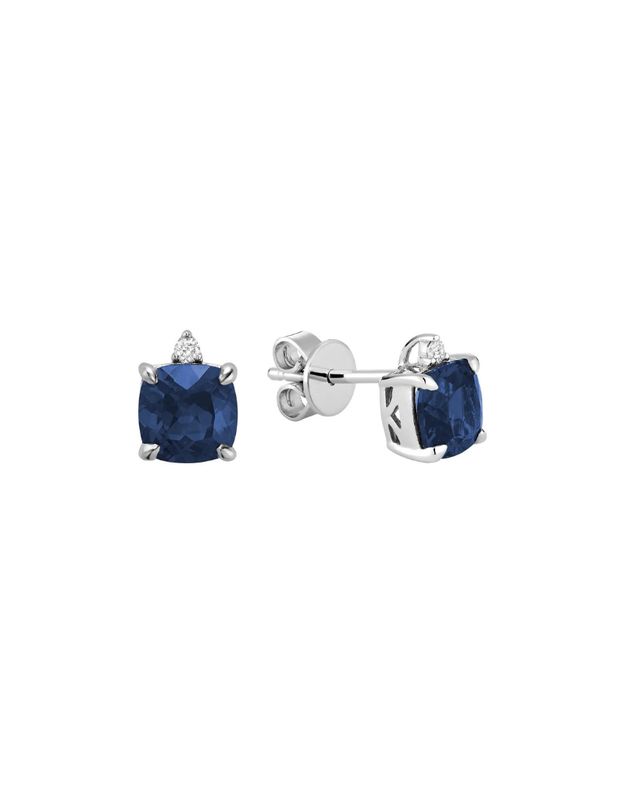 Boucles d'oreilles fixes pierre semi précieuse