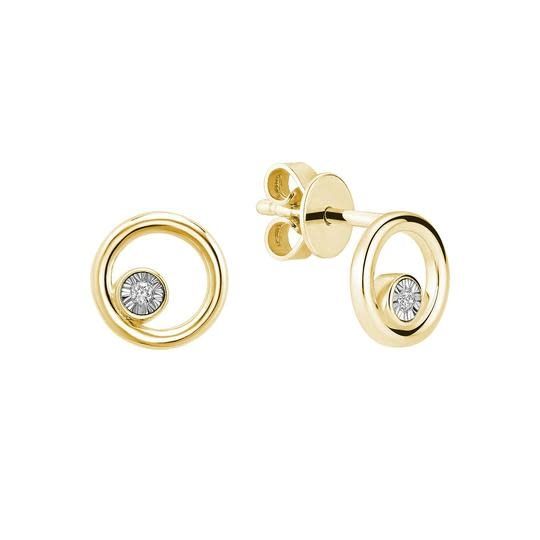 Boucles d'oreilles fixes Diamants