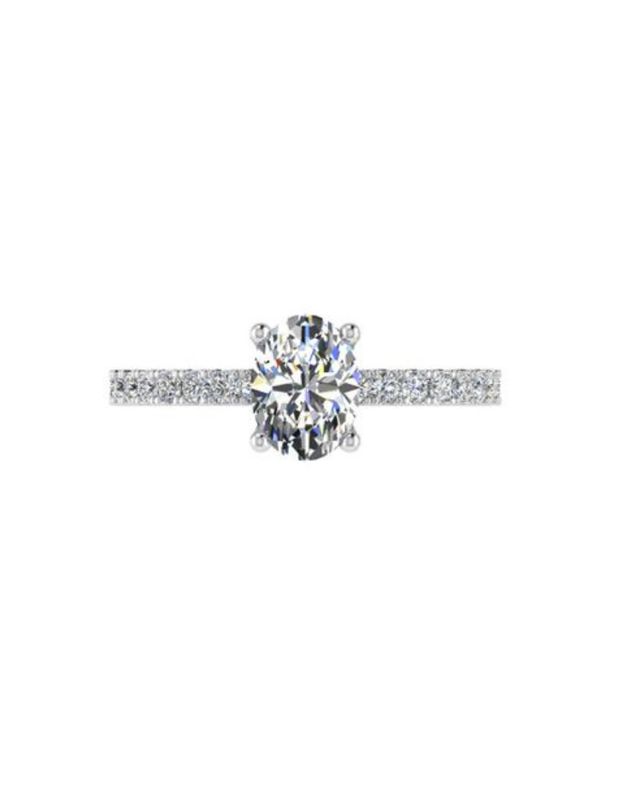 Bague Fiançailles solitaire