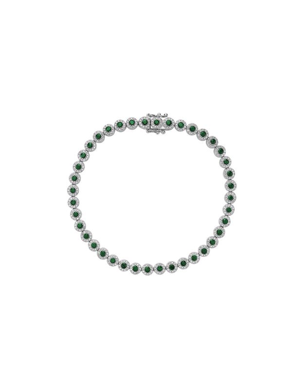 Bracelet tennis gemme et diamants