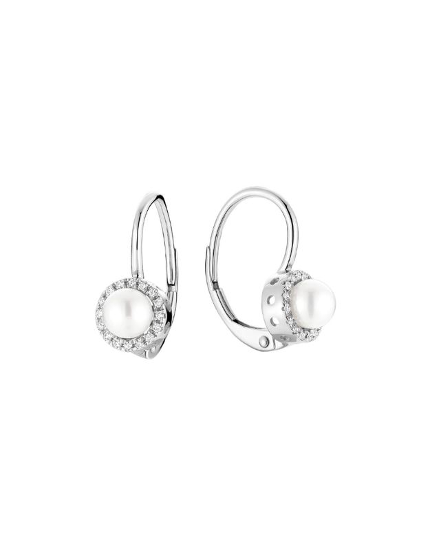 Boucles d'oreilles perles corbeilles