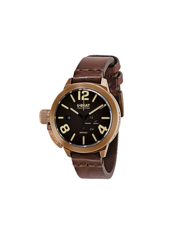 U-BOAT AUTOMATIC MONTRE HOMME BRONZE+PLAQUÉ ROSE