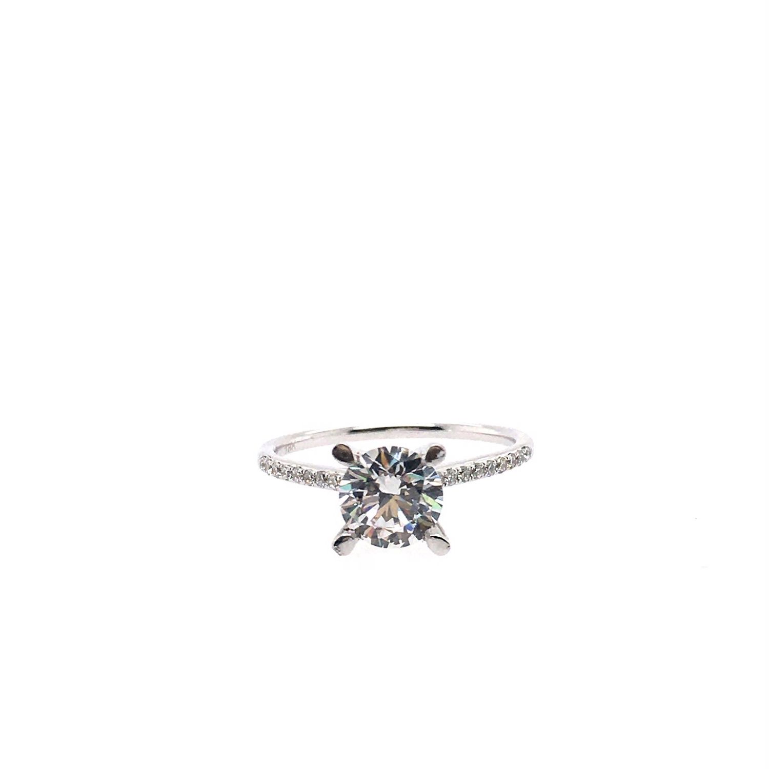 Bague fiançailles solitaire