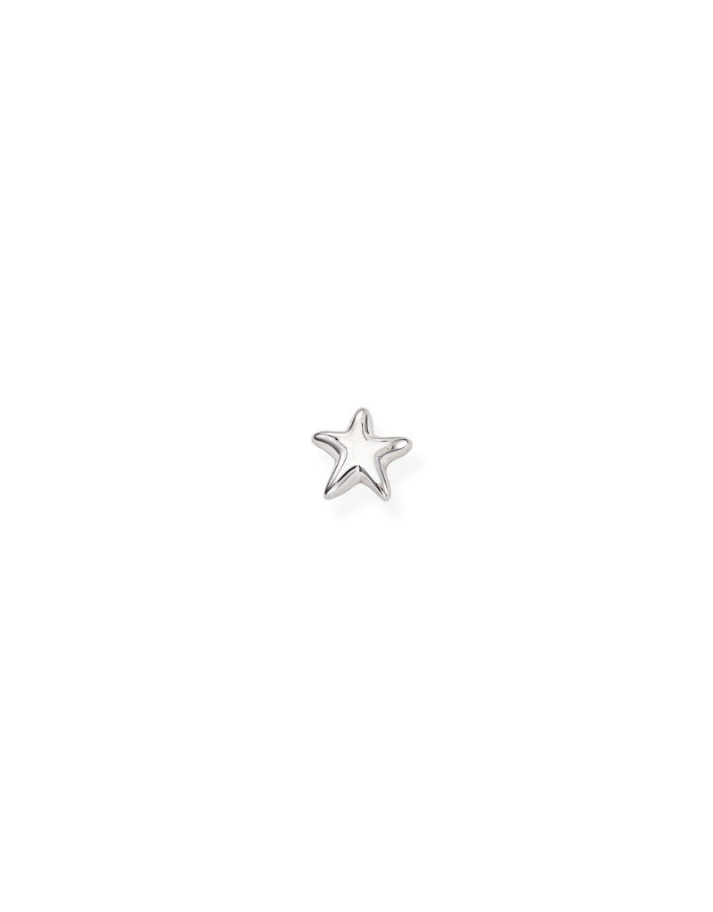 Amen earring single smooth star