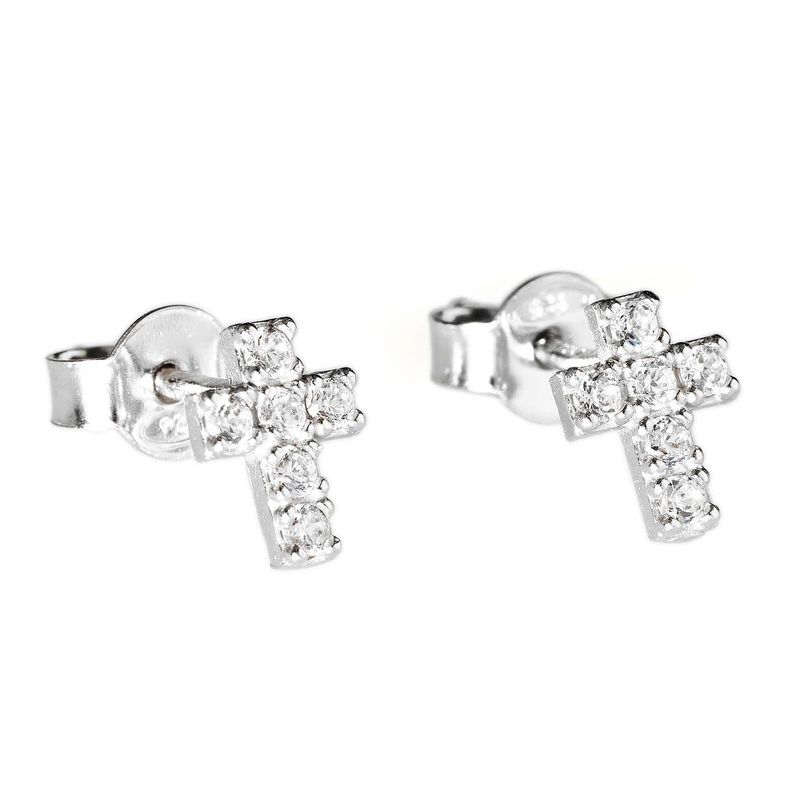 Amen boucles d'oreilles croix