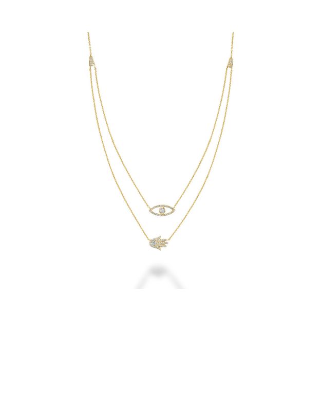Collier Fatima et mauvais œil