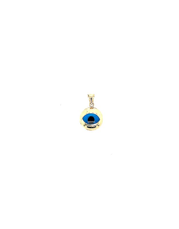 Pendentif mauvais œil bleu