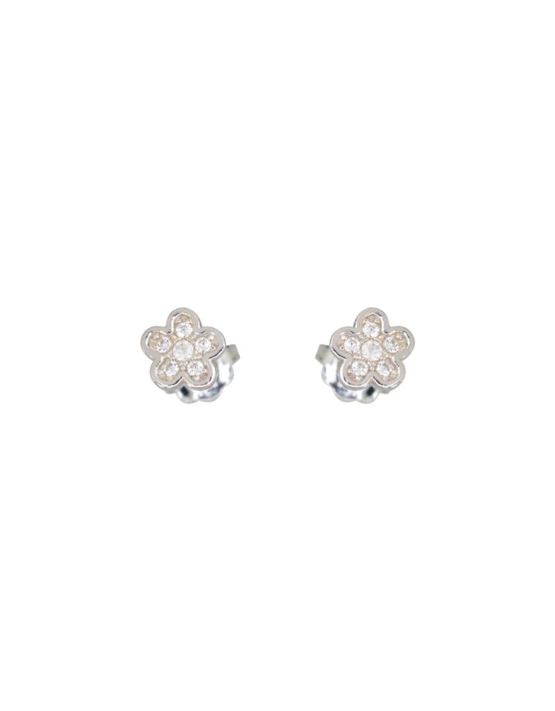 Boucles D'oreilles fixes en fleur