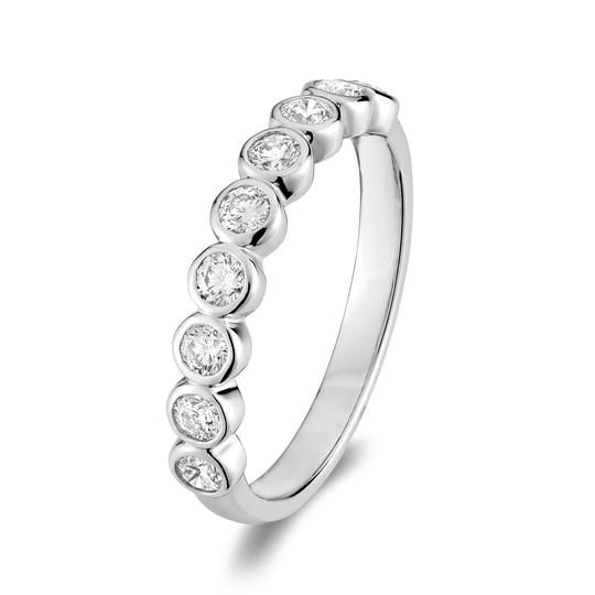 Semi Eternity Bezel Diamond RIng