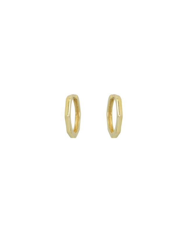 Boucles D'oreilles Huggies hexgone
