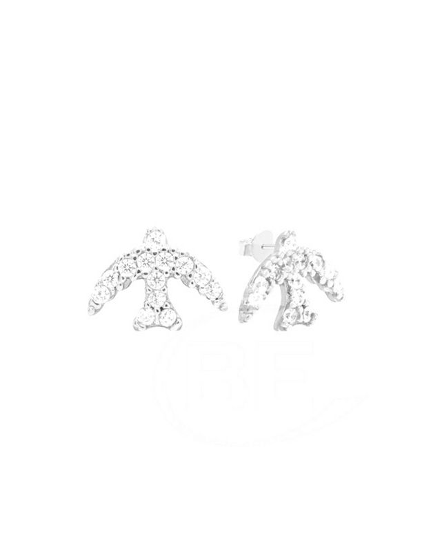 Boucles D'oreilles Fixes motif colombe