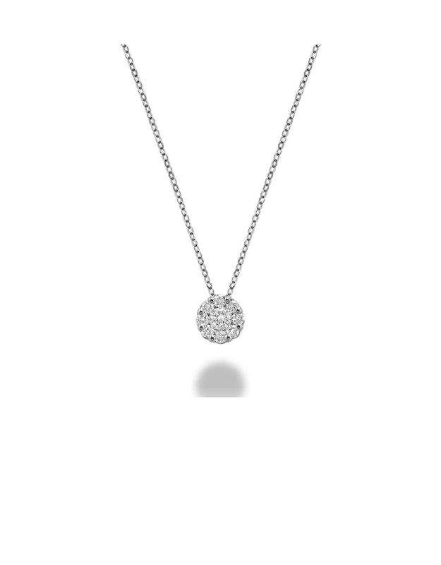 Diamond pendant cluster