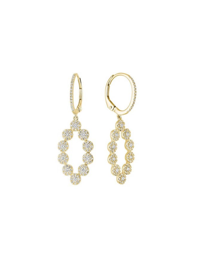 Diamond drop earrings