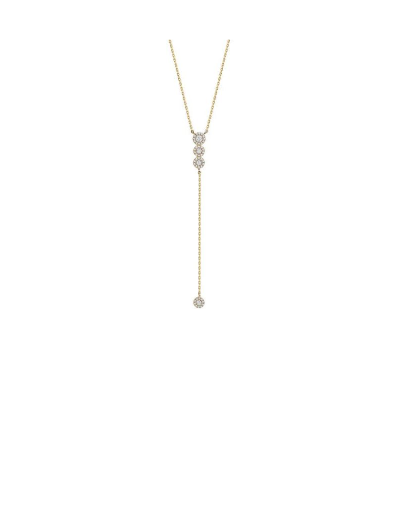 Collier diamant, Couleur Or: Jaune