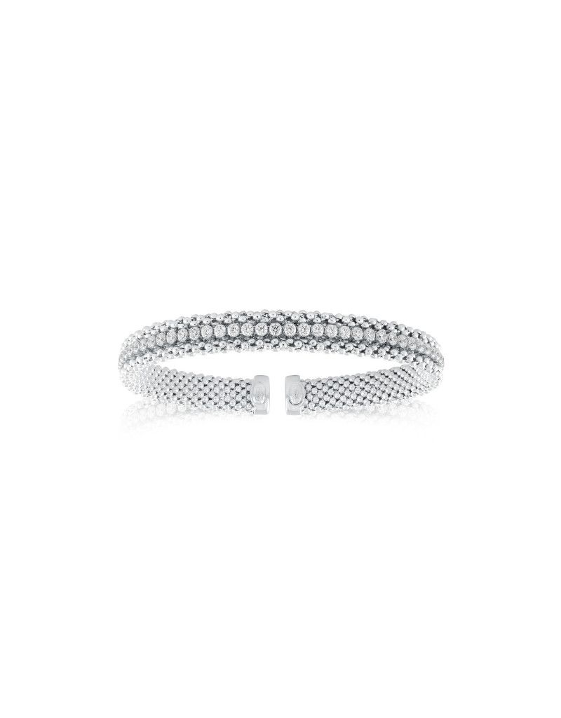 Miss mimi bangle bracelet argent 925 avec zircon