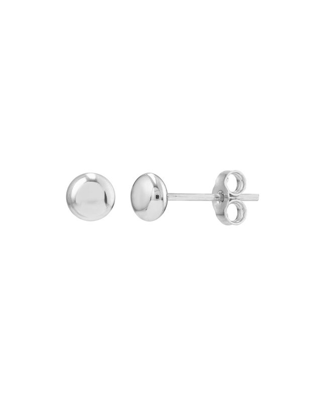 Boucles d'Oreilles Tige Galet Rond