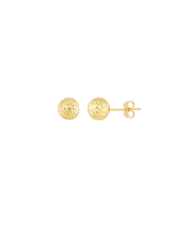 Boucles D'Oreilles Tige Boule