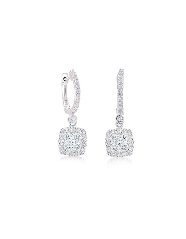 Miss Mimi sqaure dangaling Earrings