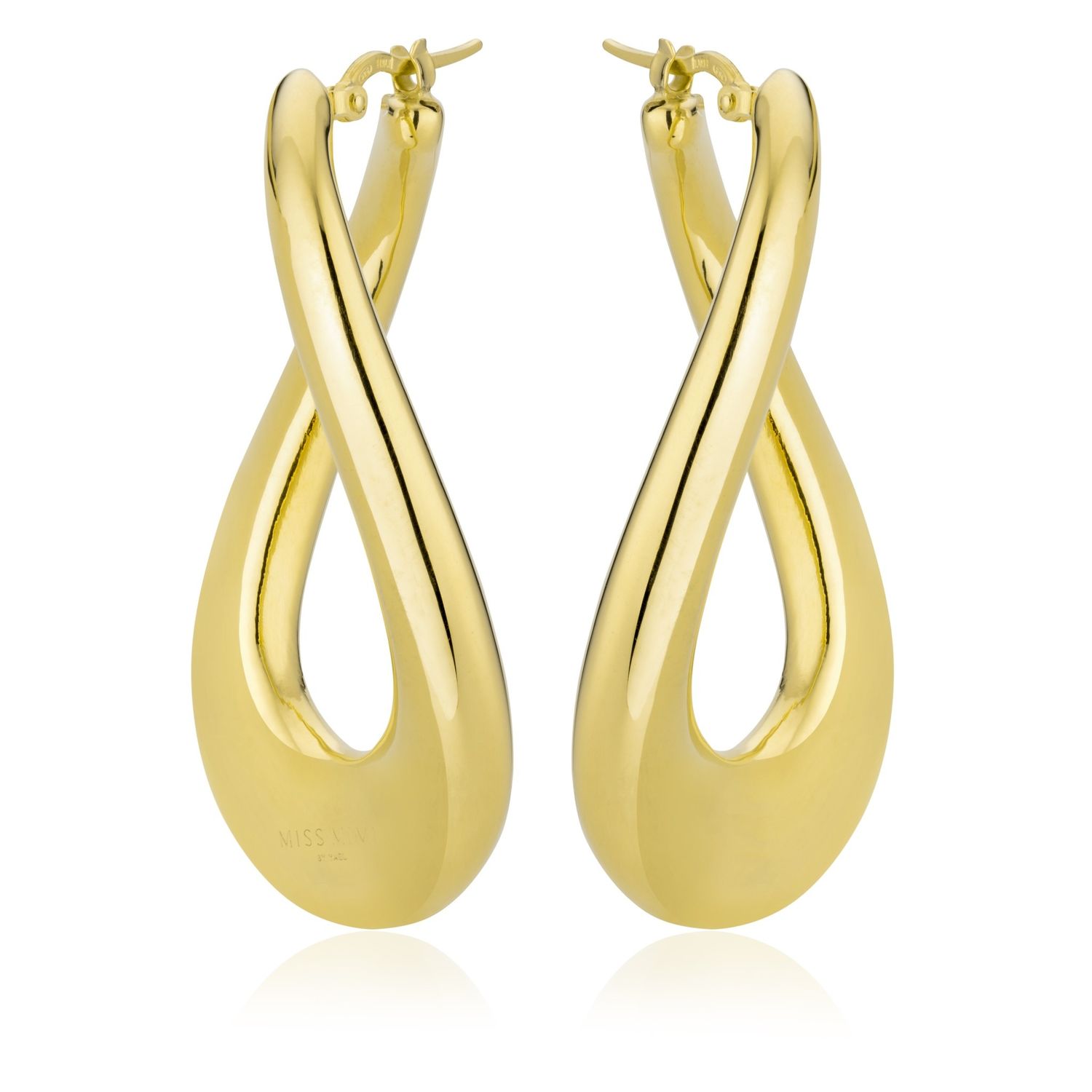 Miss Mimi Boucles d'oreille anneaux ondulée