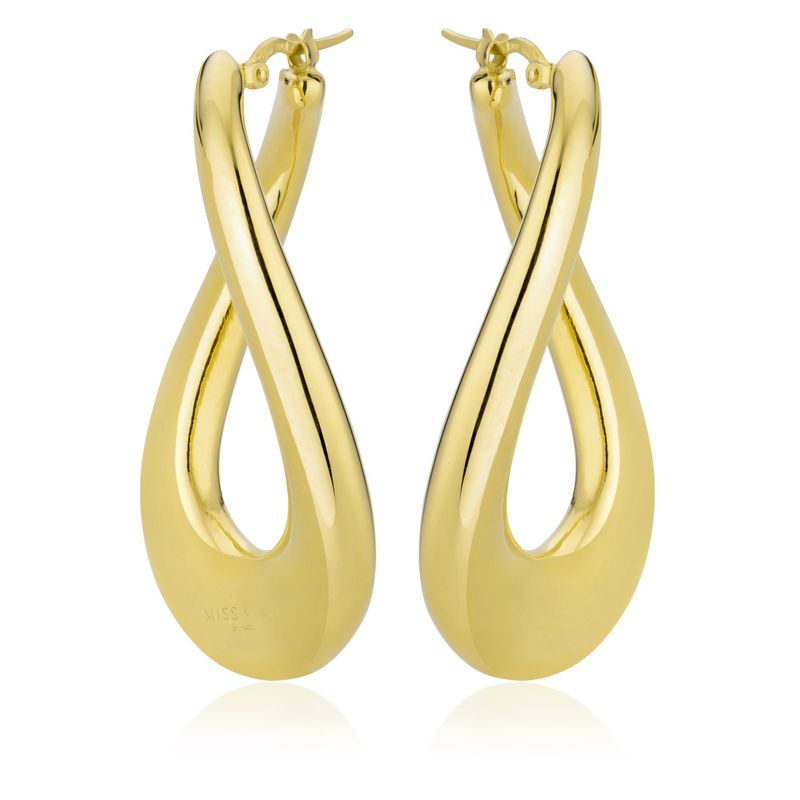 Miss Mimi Boucles d'oreille anneaux ondulée