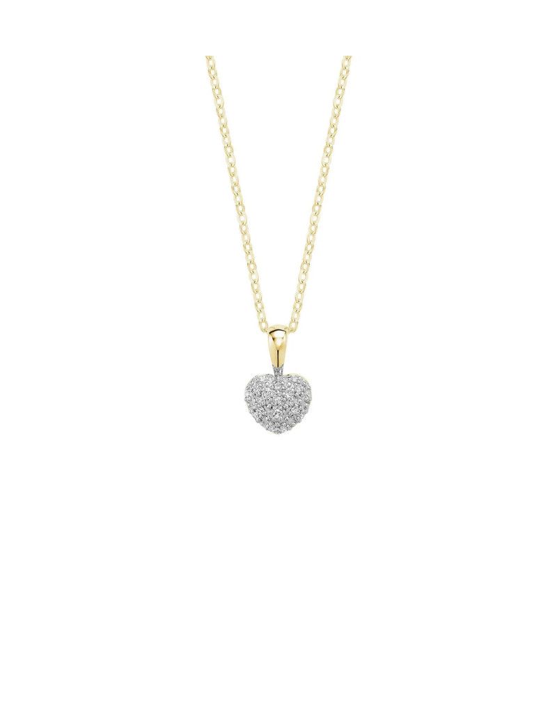 Pave Diamond Heart Pendant