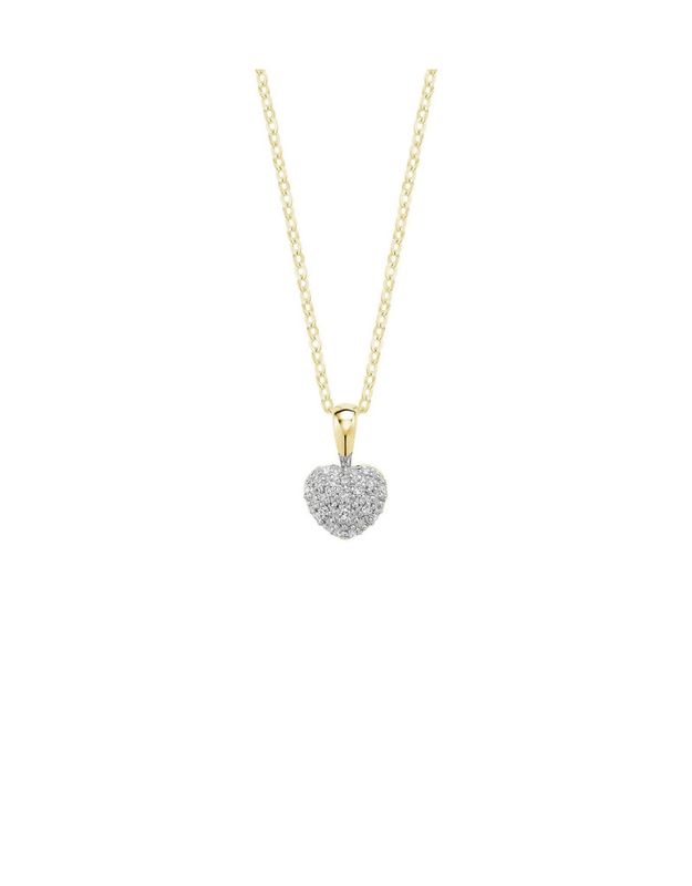 Pave Diamond Heart Pendant