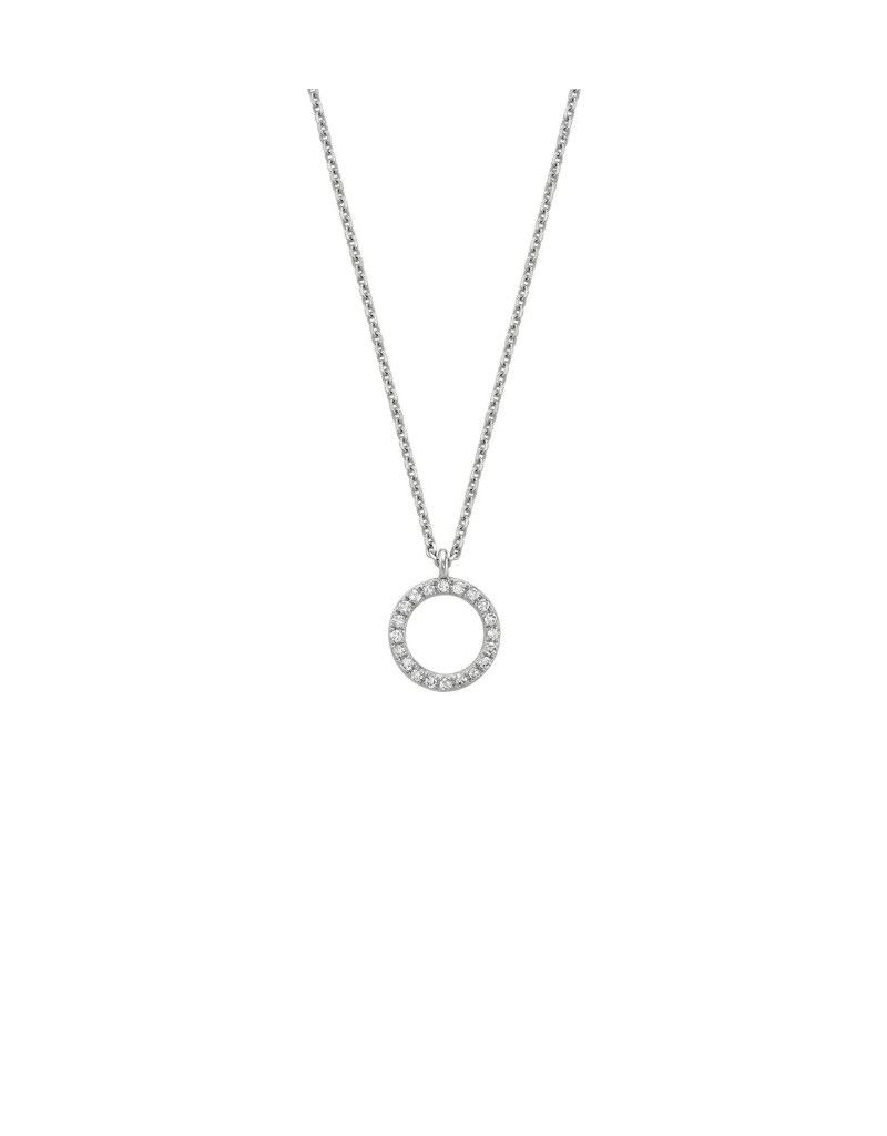 Circle Shape Diamond Pendant