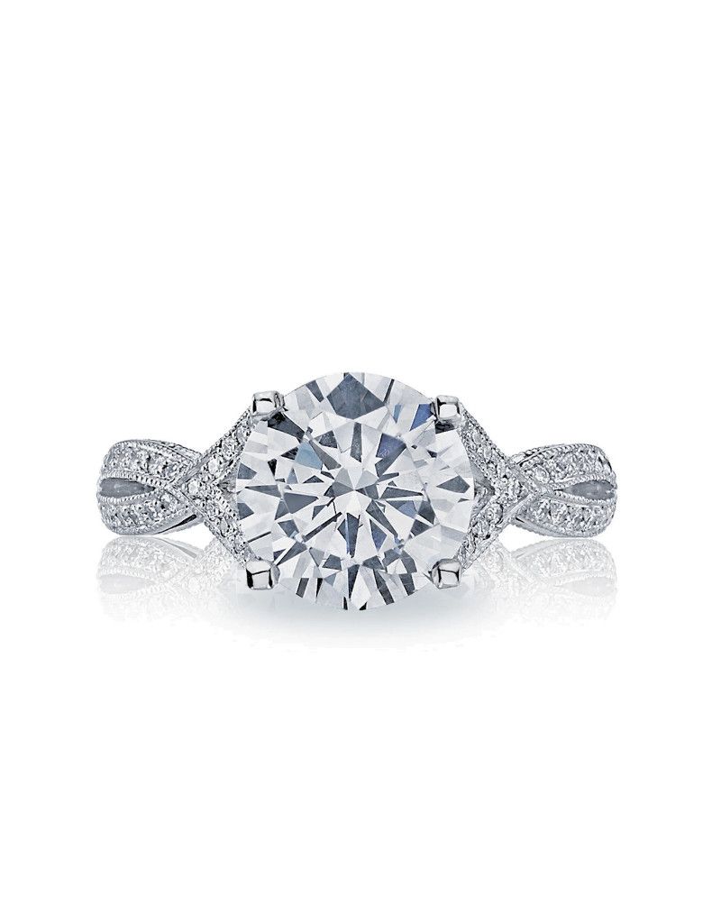 Tacori Ribbon Bague fiançailles Tacori Ribbon Bague fiançailles
