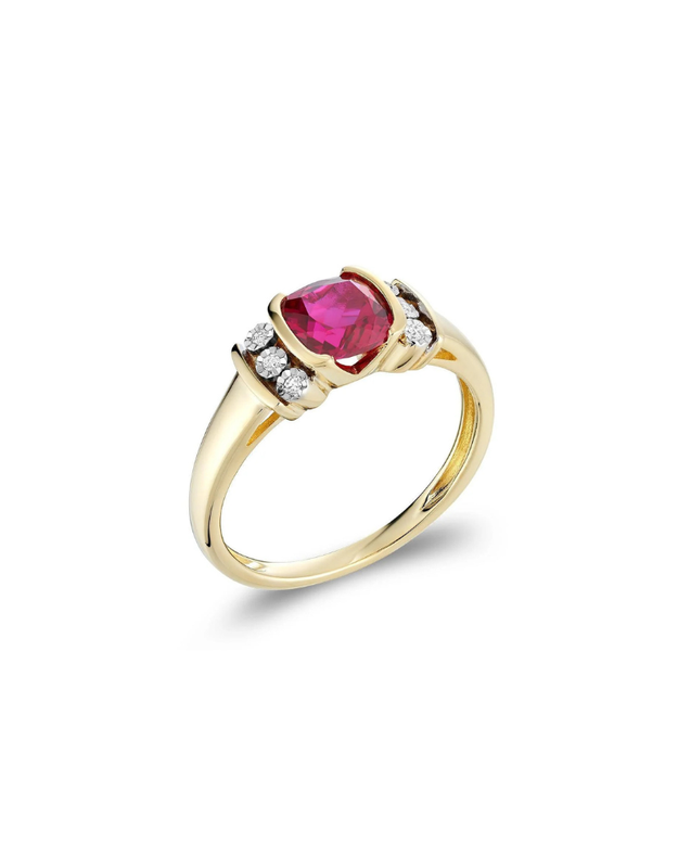 ​Bague Femme rubis crée