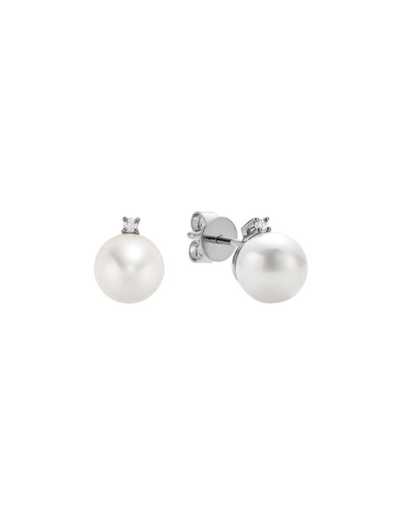Boucle d'oreilles perles Boucle d'oreilles perles, Couleur: Blanc