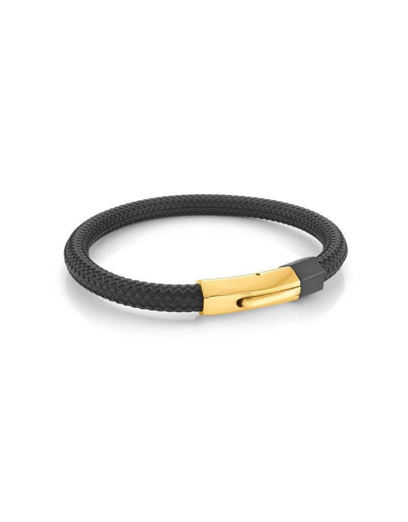 Italgem bracelet, Couleur: Or / Noir, Taille: 7.5