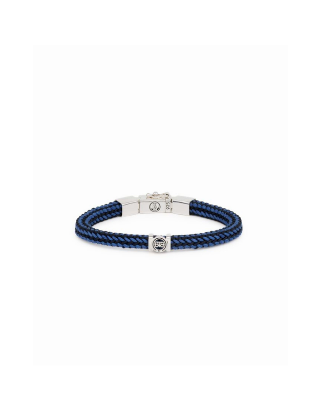 Buddha To Buddha Bracelet Denise argent 925 cordon bleu