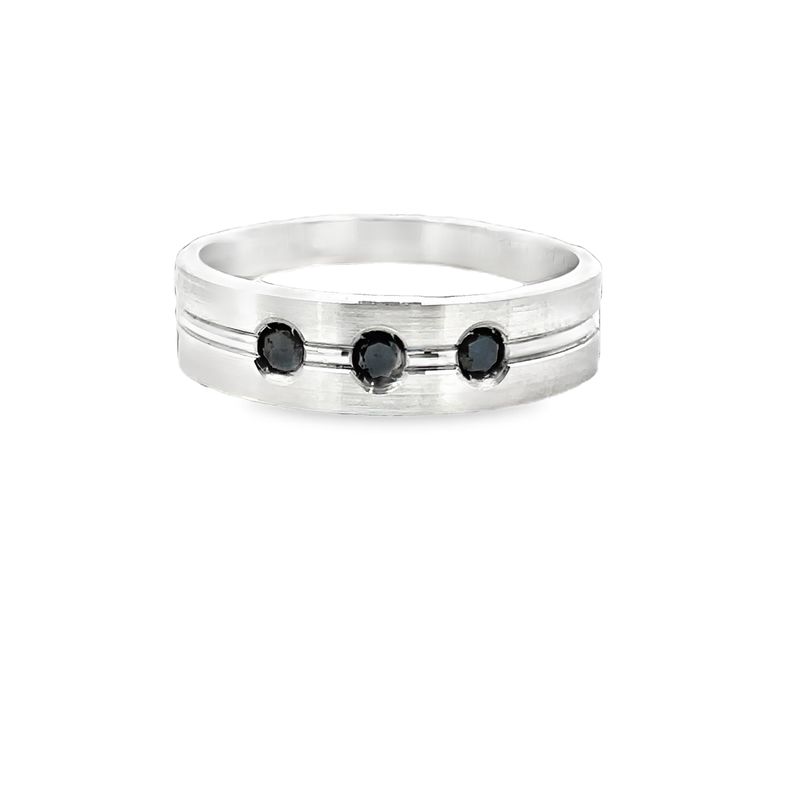 Alliance de mariage Diamants Noir