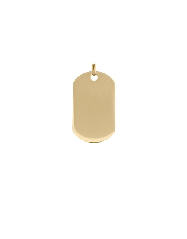 Pendentif Medium plaque identité