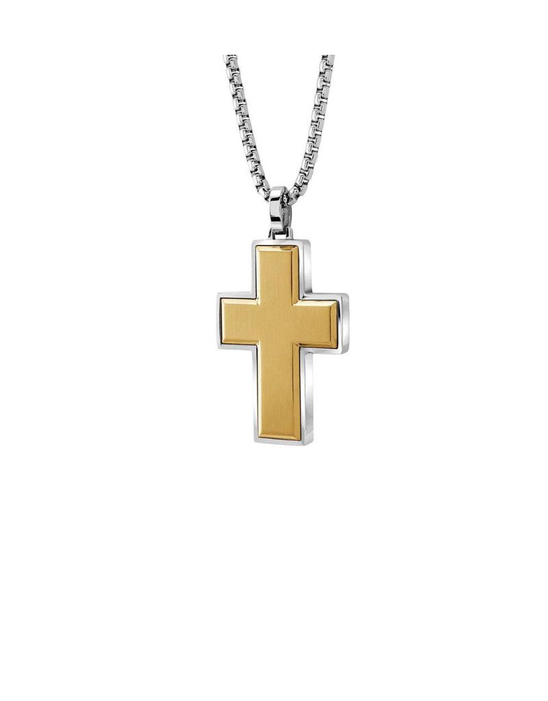 Italgem Pendentif Croix, Couleur: Or