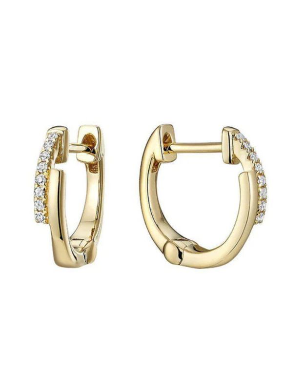 Boucle d'oreilles diamants