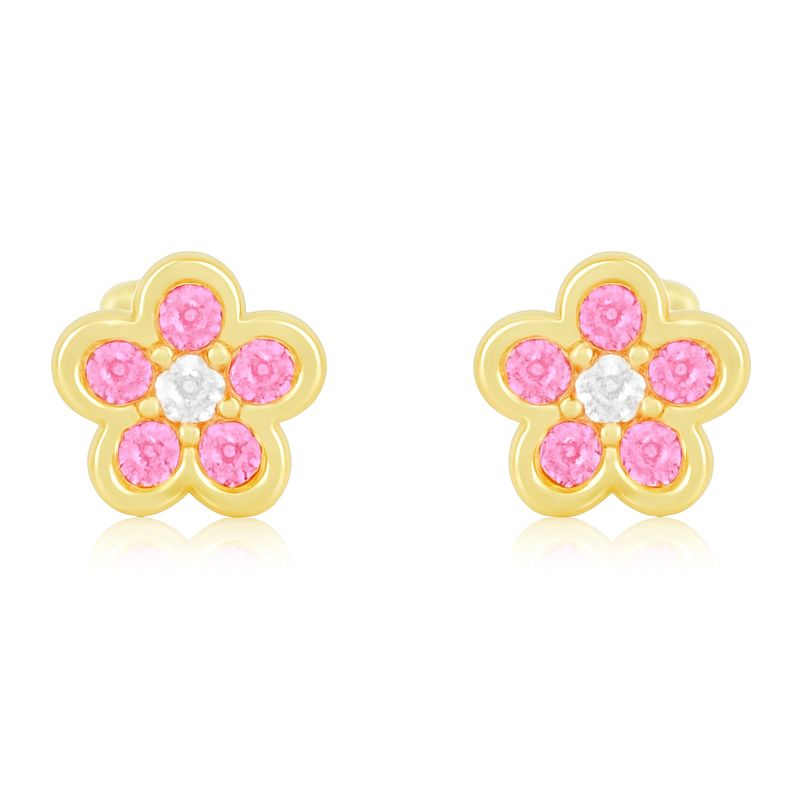 Boucles d'oreilles fleur enfant