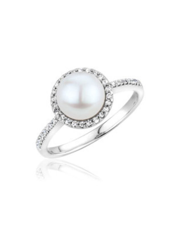 Bague perle