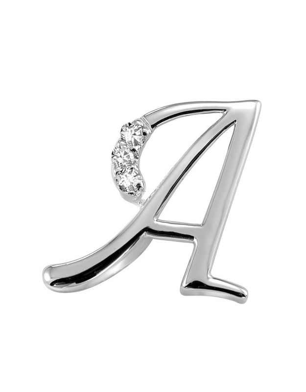 Elegant initials pendant