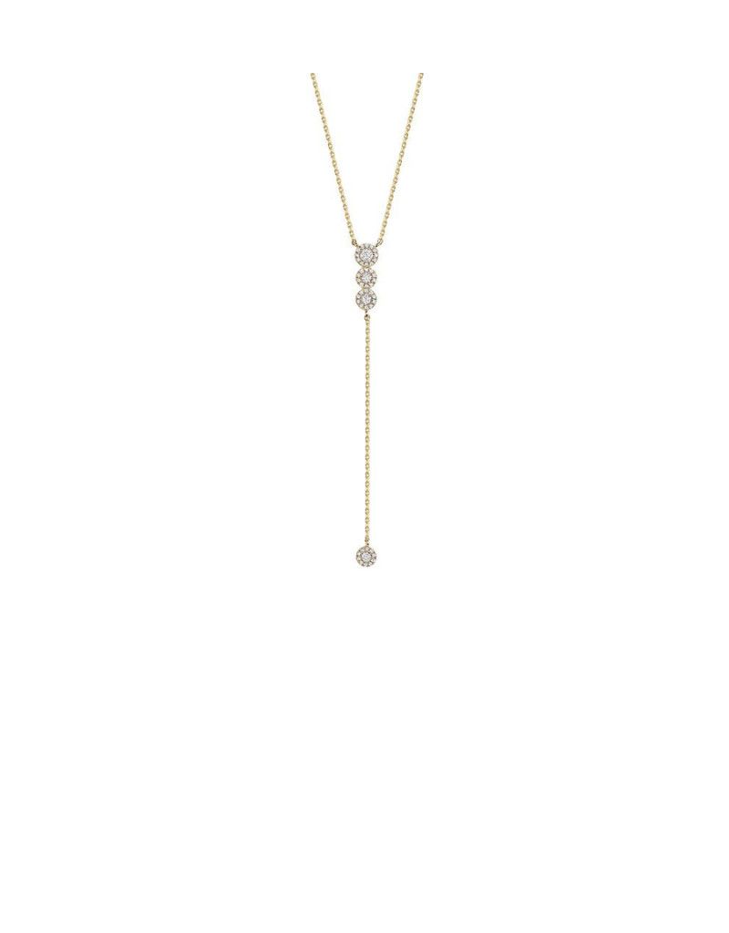 Collier diamant, Couleur Or: Jaune