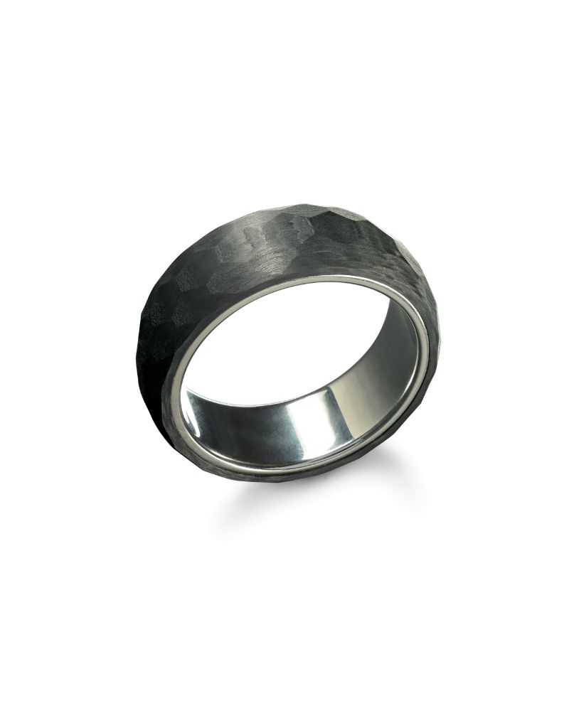 Wedding band Carbon fiber