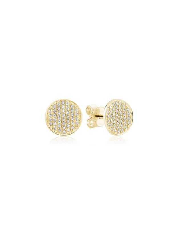 Diamond Disc earrings
