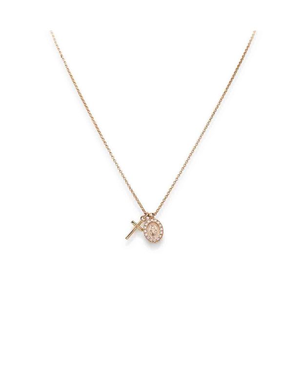 Amen collier croix et merdaille "miracolosa "