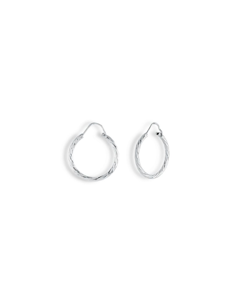 Miss mimi boucle d'oreille anneaux coupe diamant