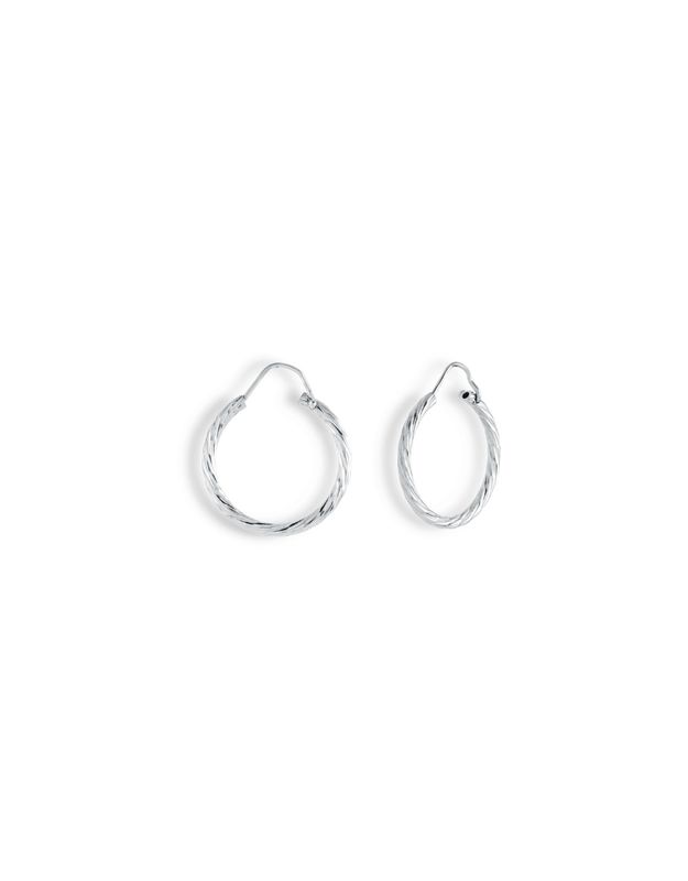 Miss mimi boucle d'oreille anneaux coupe diamant