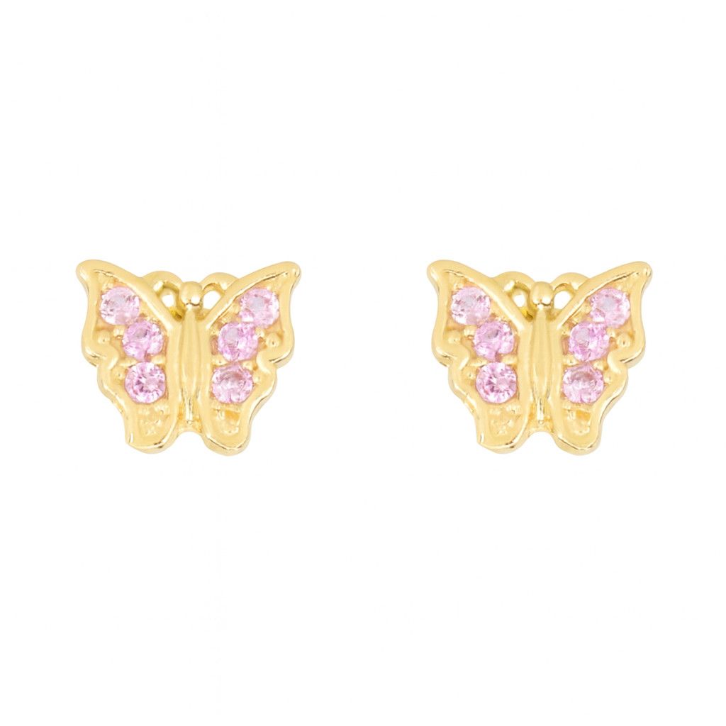 Boucle d'oreille papillon enfant Boucle d'oreille papillon enfant