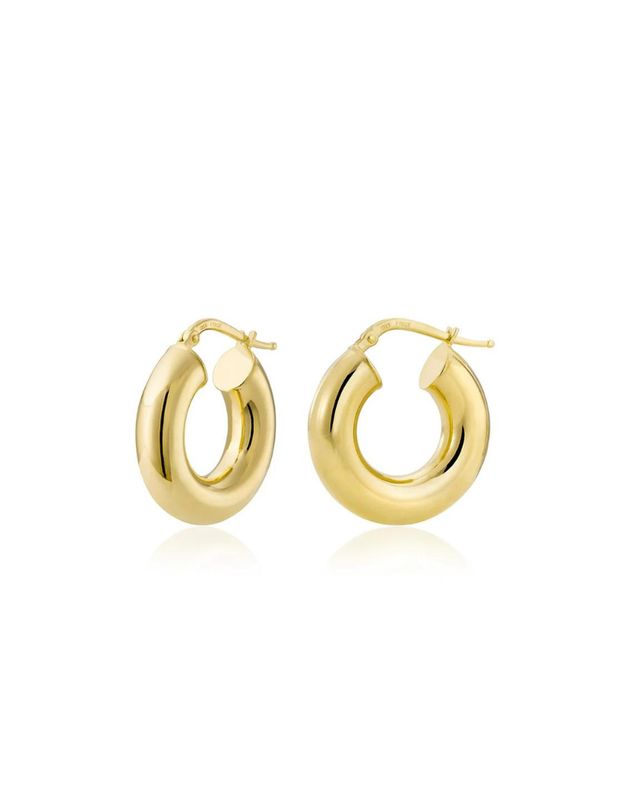 Miss Mimi Mini créoles tube 6 mm en jaune