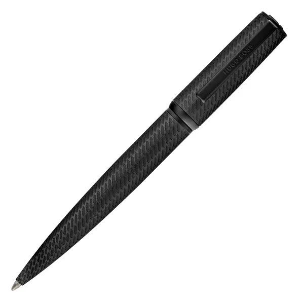 Hugo Boss Ballpoint pen Arche Pattern All Black